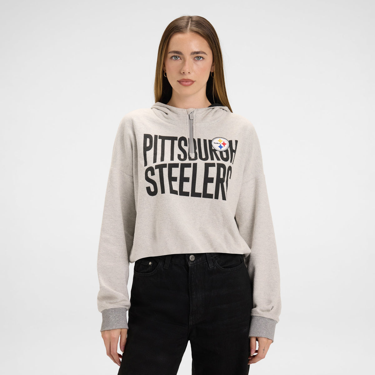 Brooklyn Nets Sport Night Heather Gray Women's Hoodie