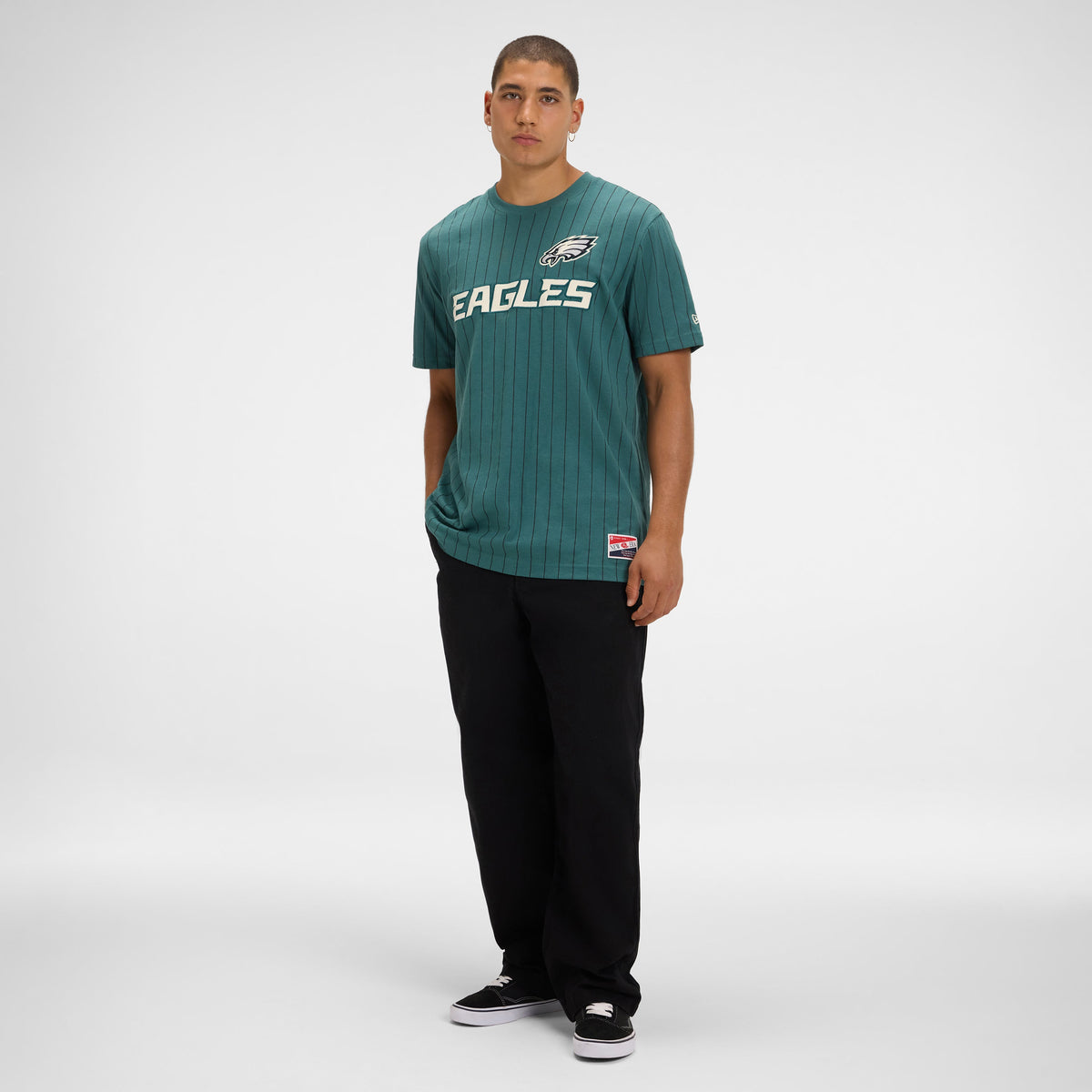 New York Knicks Throwback Retro Pinstripe T-Shirt