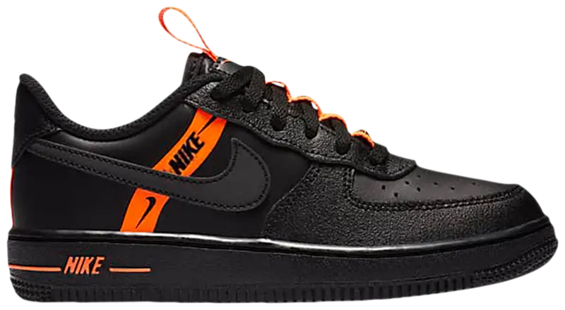 Nike Air Force 1 Low - LV8 KSA (Black Total Orange)