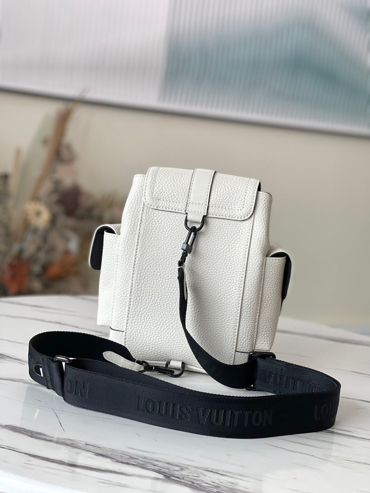 LV Backpack (Nano Christopher - White)