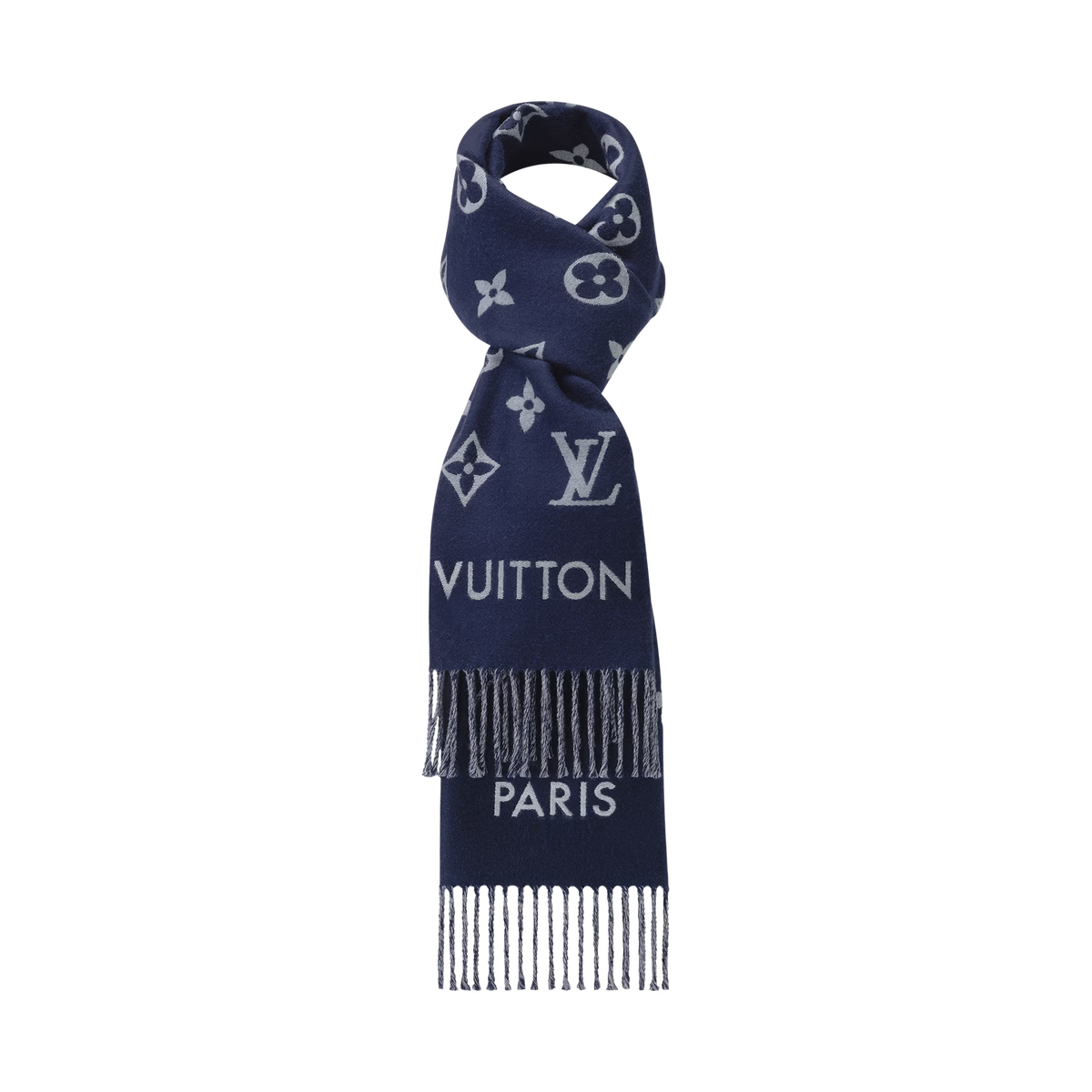 LV Scarf (All About Monogram - Blue)