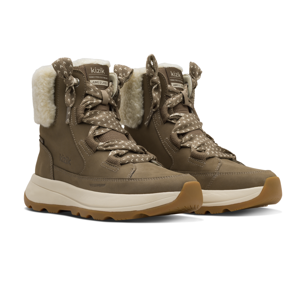 Women's Juno 2 Waterproof Lace Boot - Shitake/Fog